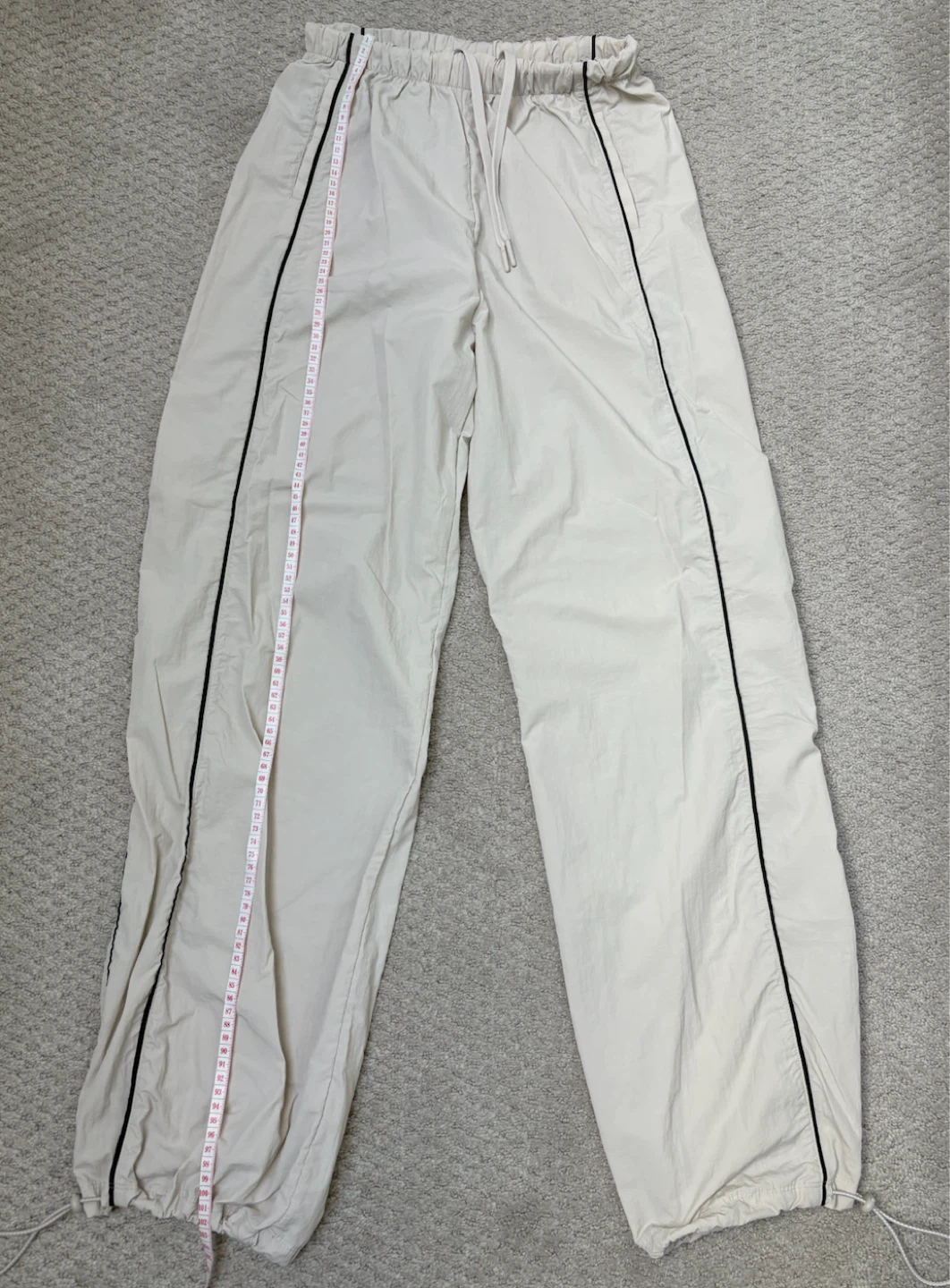 Hollister Light Grey Baggy Track Pants - photo 2
