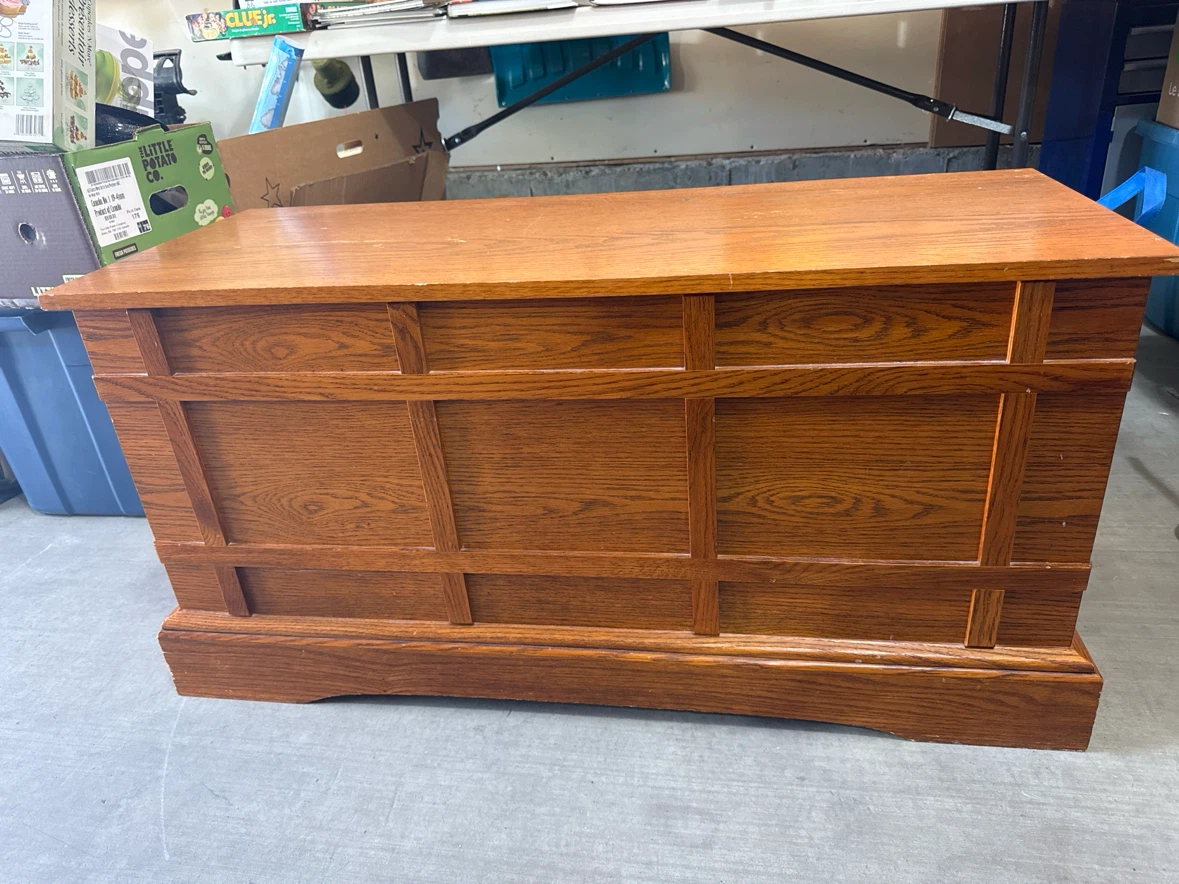 Wooden Cedar Chest Trunk