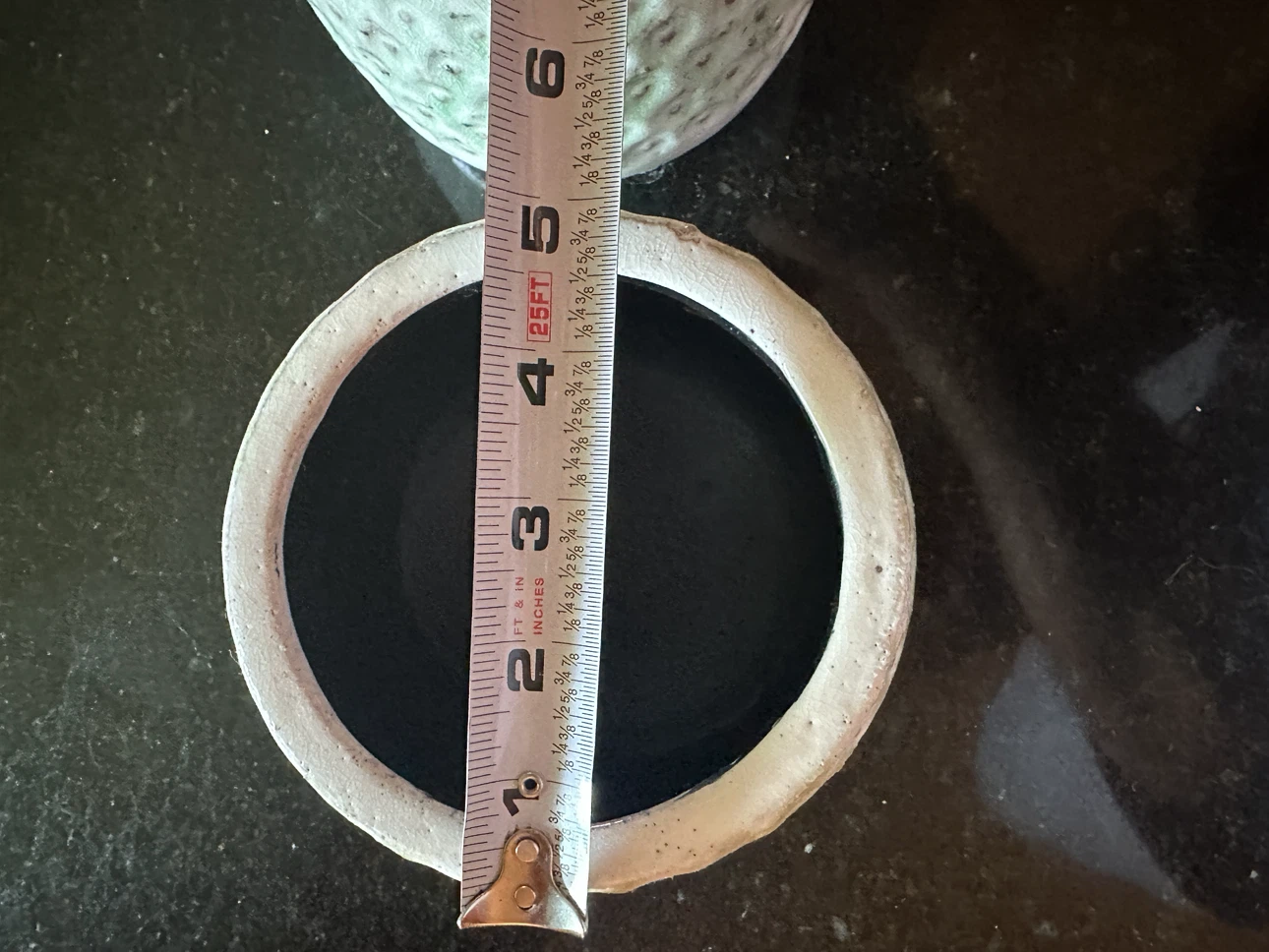 Hometrends 6 Inch Antique Dot Pot Green/Vert - photo 4