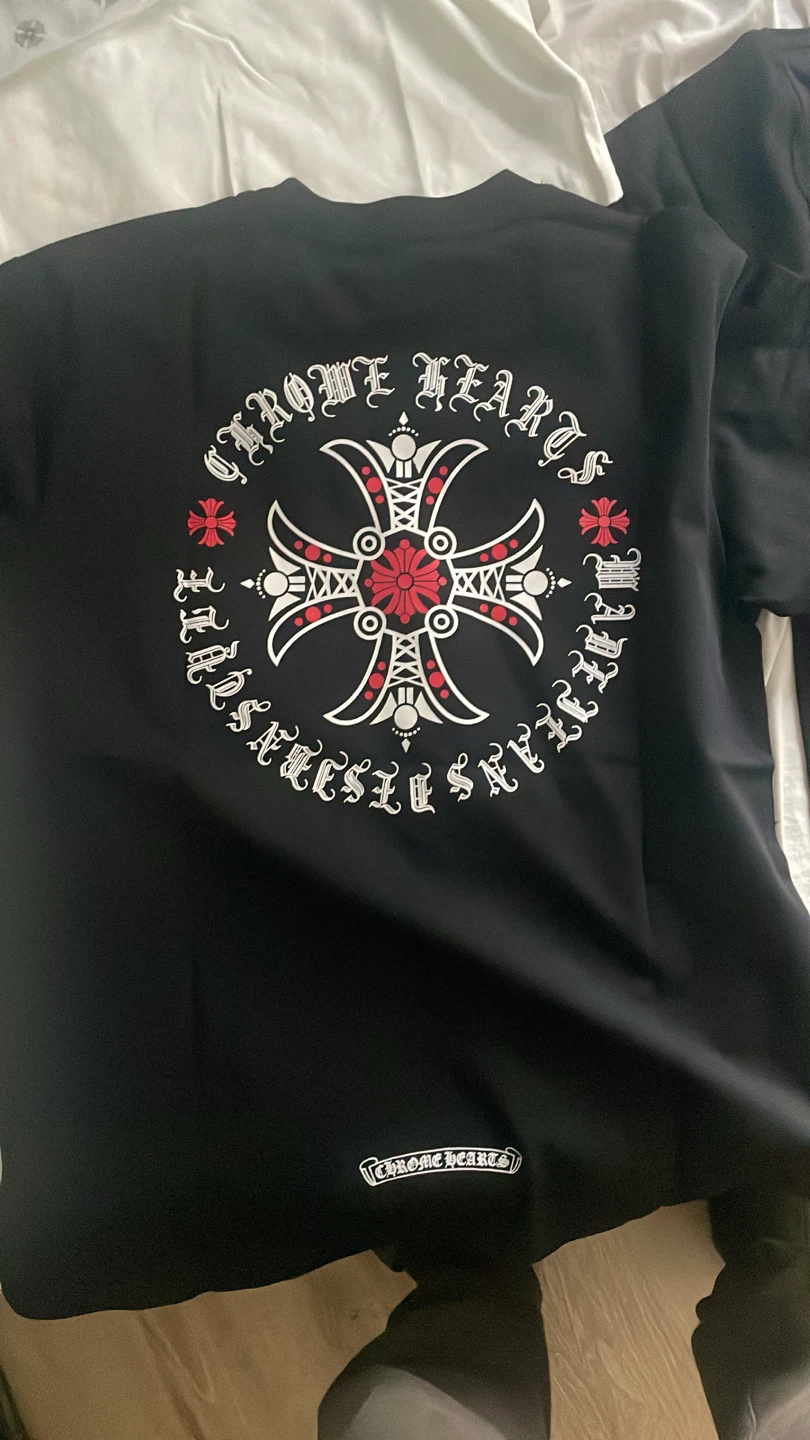 Chrome Hearts Black T-Shirt - photo 2