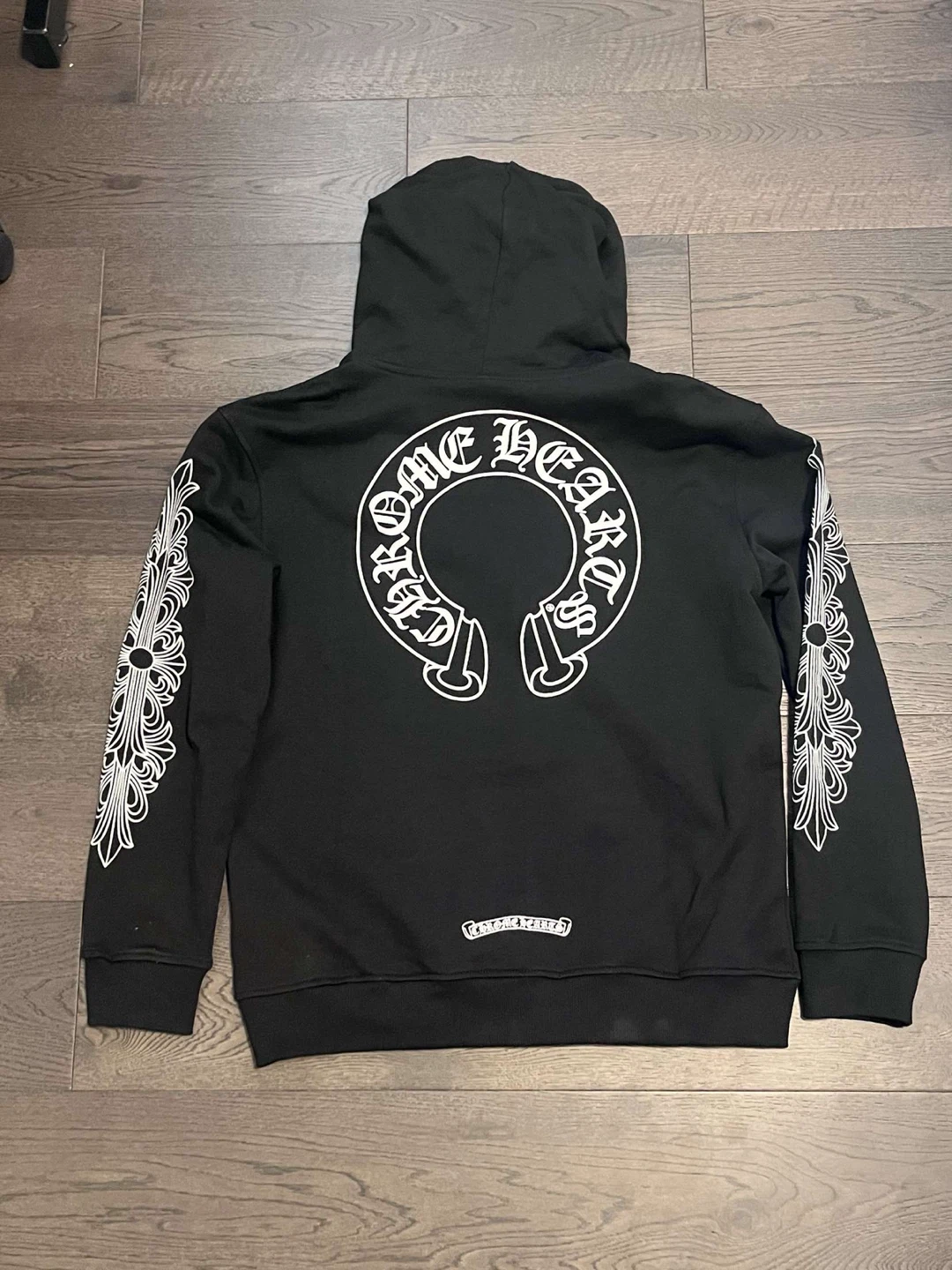 Chrome Hearts Black Zip-Up Hoodie - photo 2