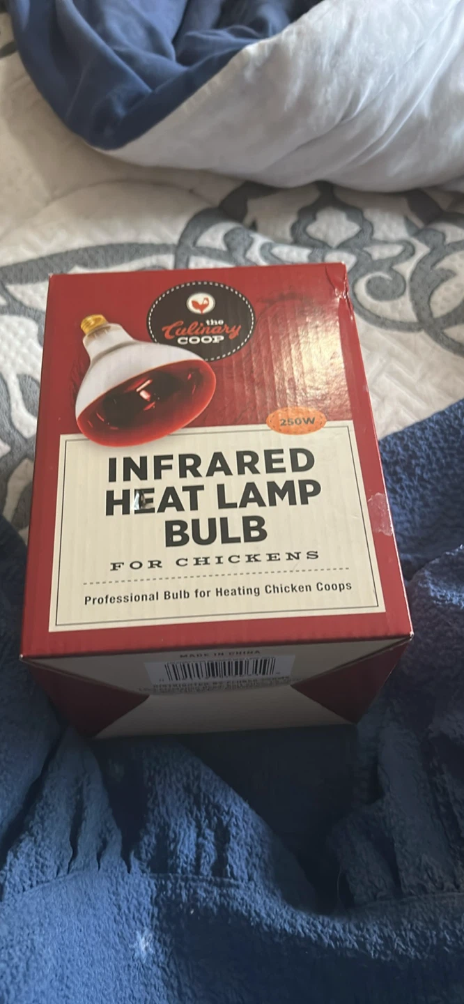 The Culinary Coop Infrared Heat Lamp Bulb for Chickens
