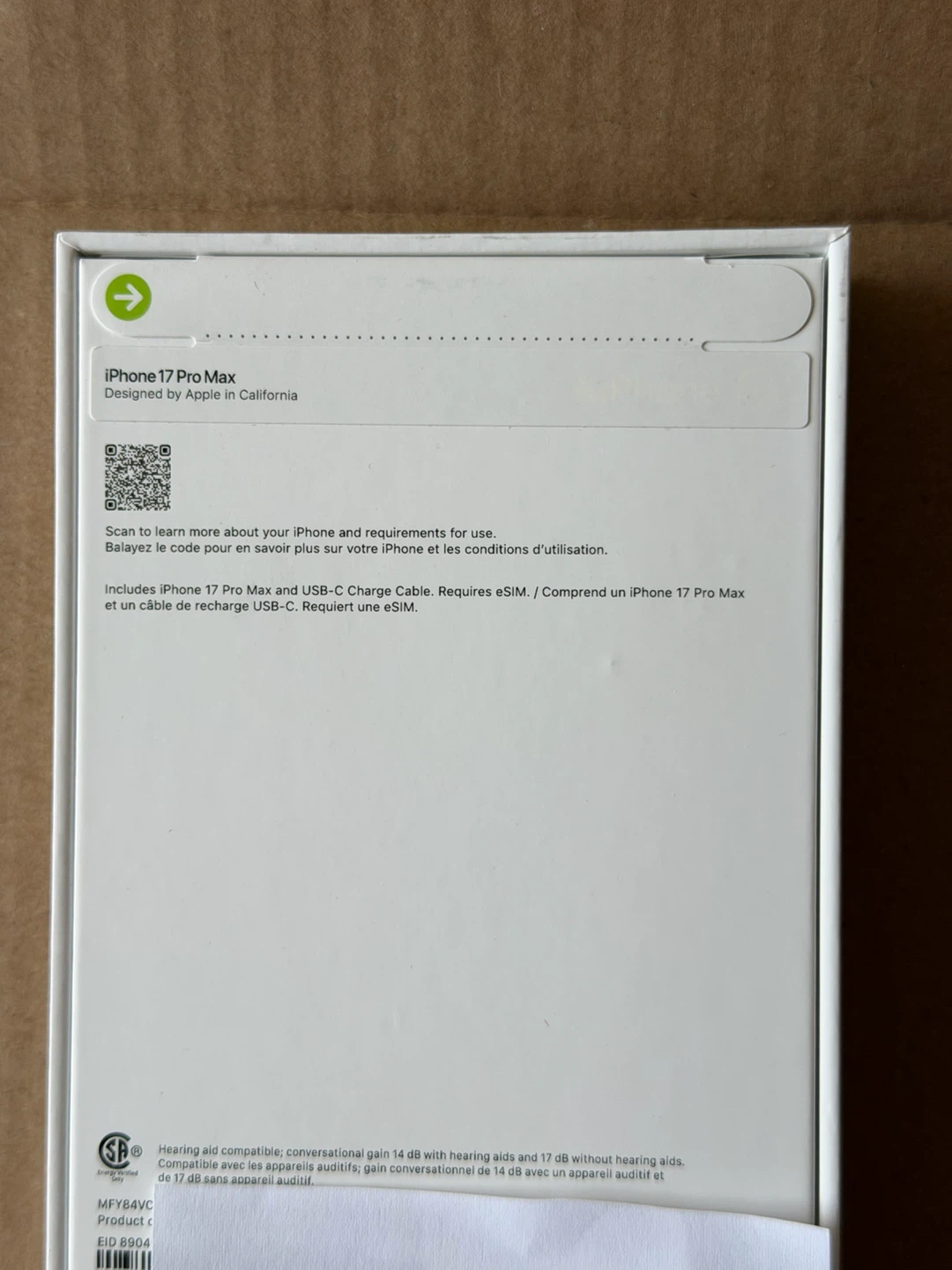 💎 Factory Sealed: iPhone 17 Pro Max 256GB (Silver) + Receipt - photo 3