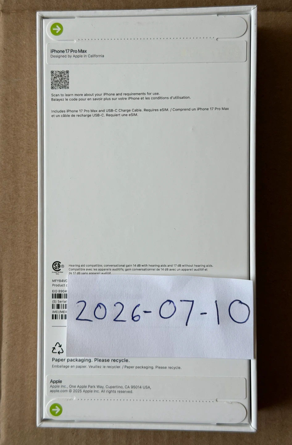 💎 Factory Sealed: iPhone 17 Pro Max 256GB (Silver) + Receipt - photo 5