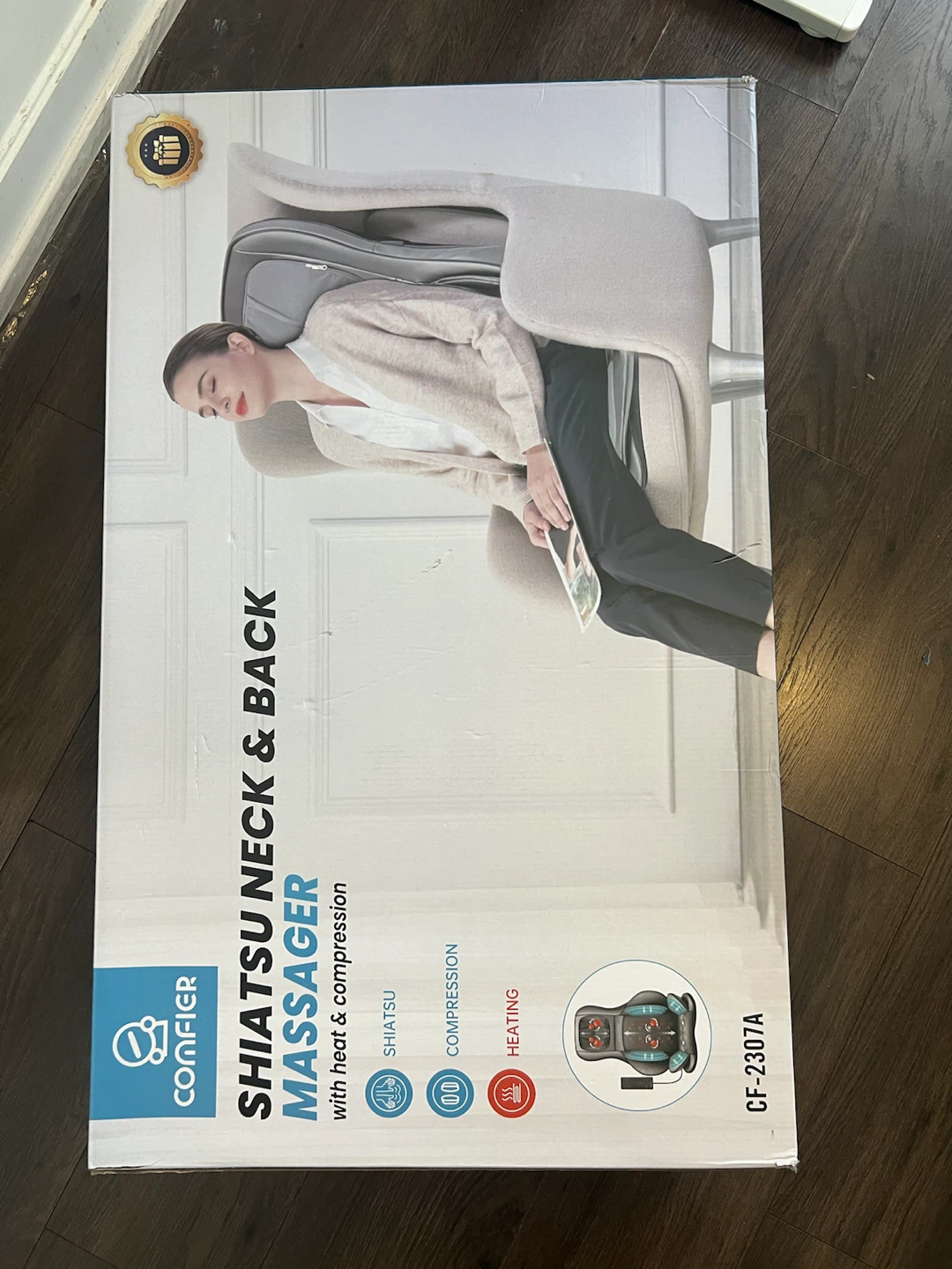 Comfier Shiatsu Neck & Back Massager CF-2307A - photo 2