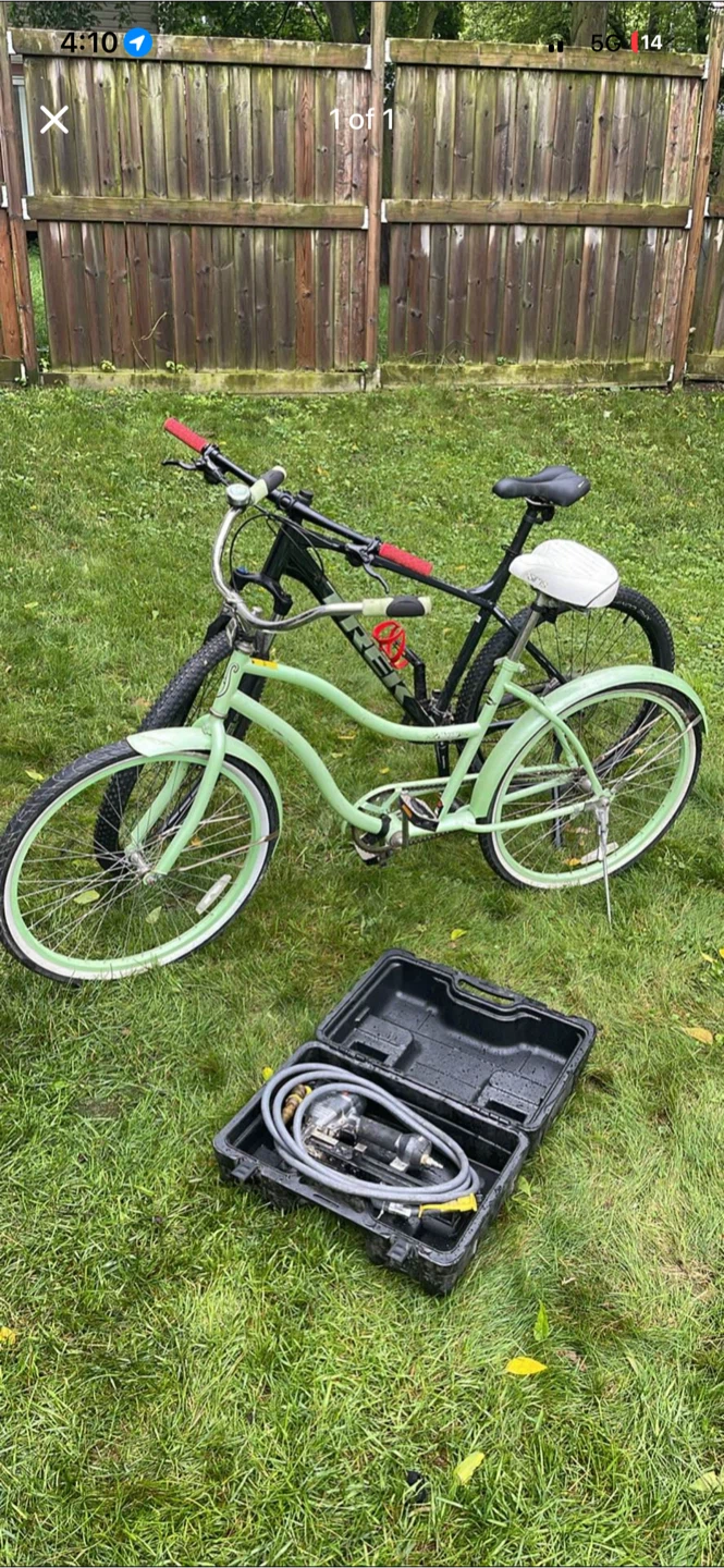 Mint Green Cruiser Bicycle - photo 2