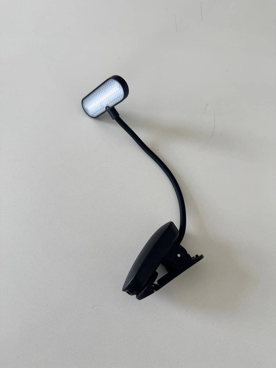 Black Clip-on LED Reading Light