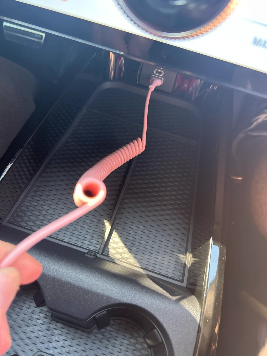 Pink Coiled USB-C to Lightning Cable - photo 2