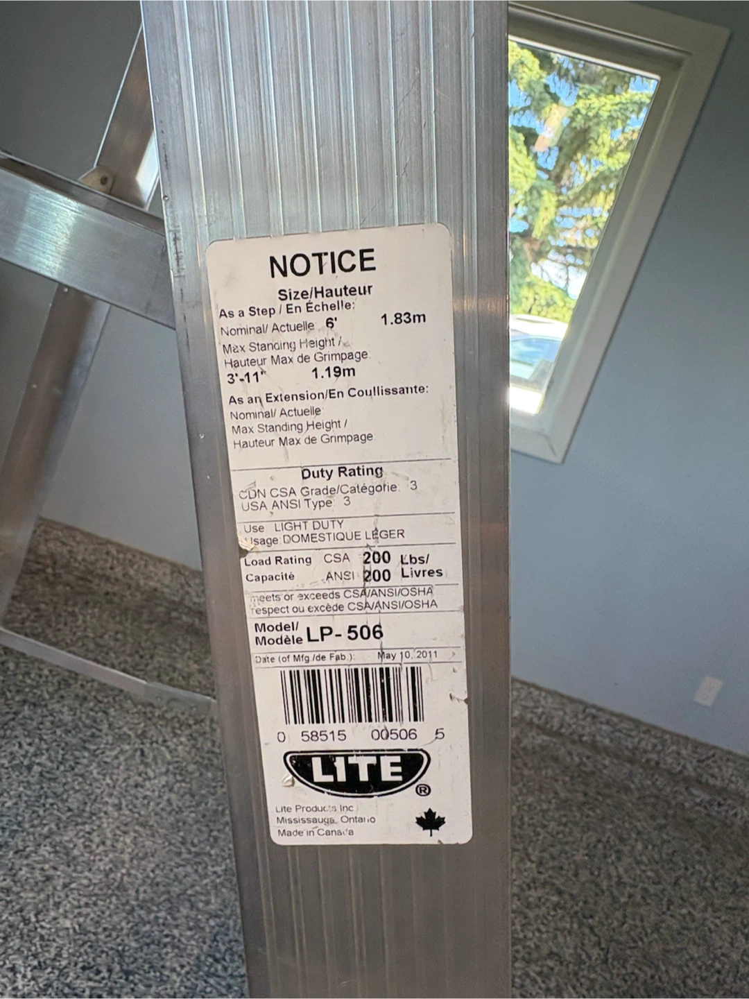 Lite LP-506 A-Frame Ladder - photo 2