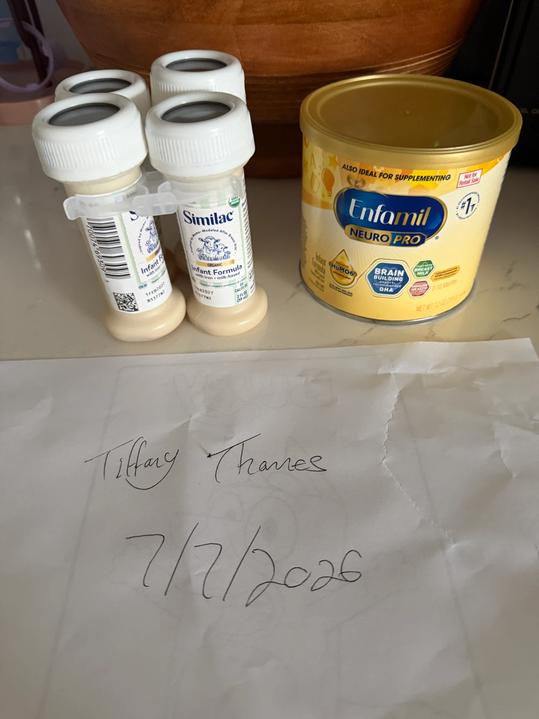 Enfamil Neuro Pro Formula & Similac Organic Infant Formula