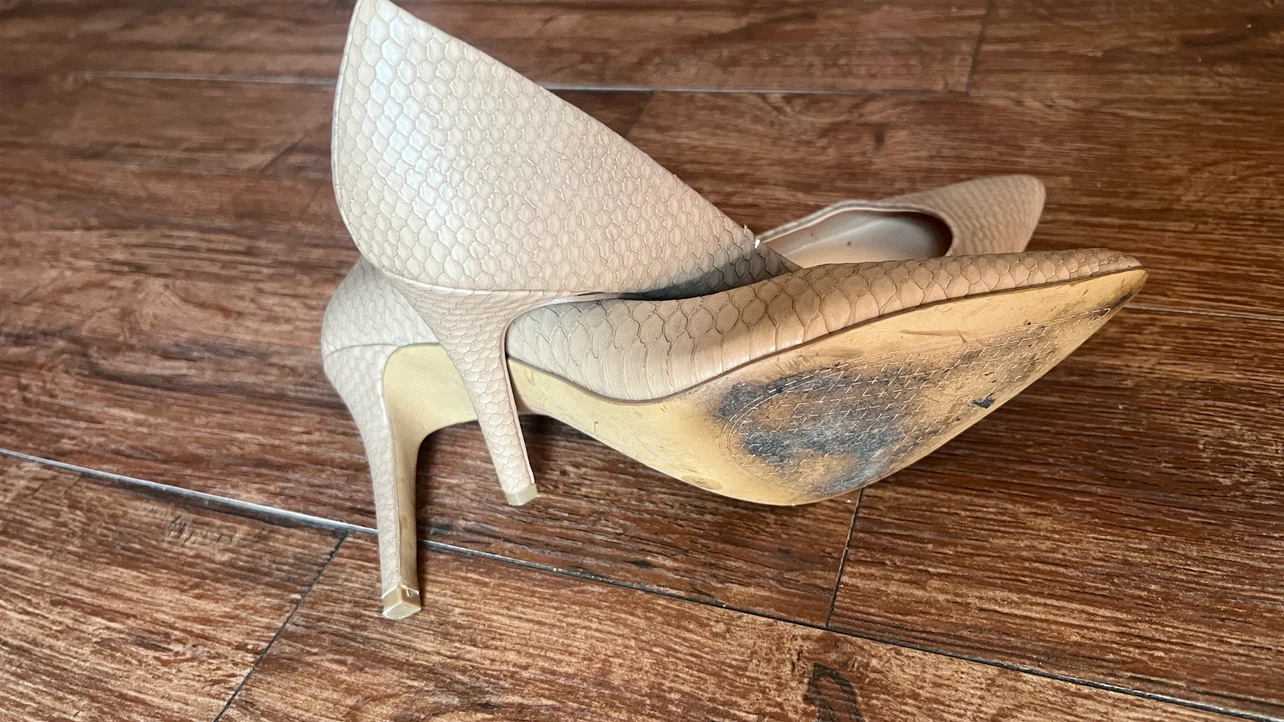 FREE FREE FREE Jessica Simpson Women's Tan Snake Print Heels - photo 4