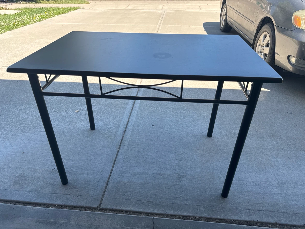 Black Dining Table