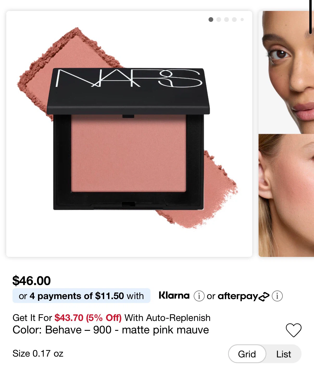 NARS Blush - Behave (Matte Pink Mauve) - photo 3