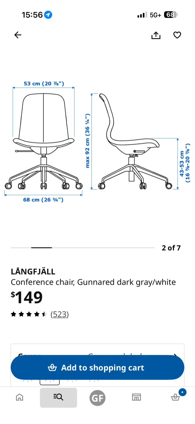 IKEA LÄNGFJÄLL Conference Chair - photo 4