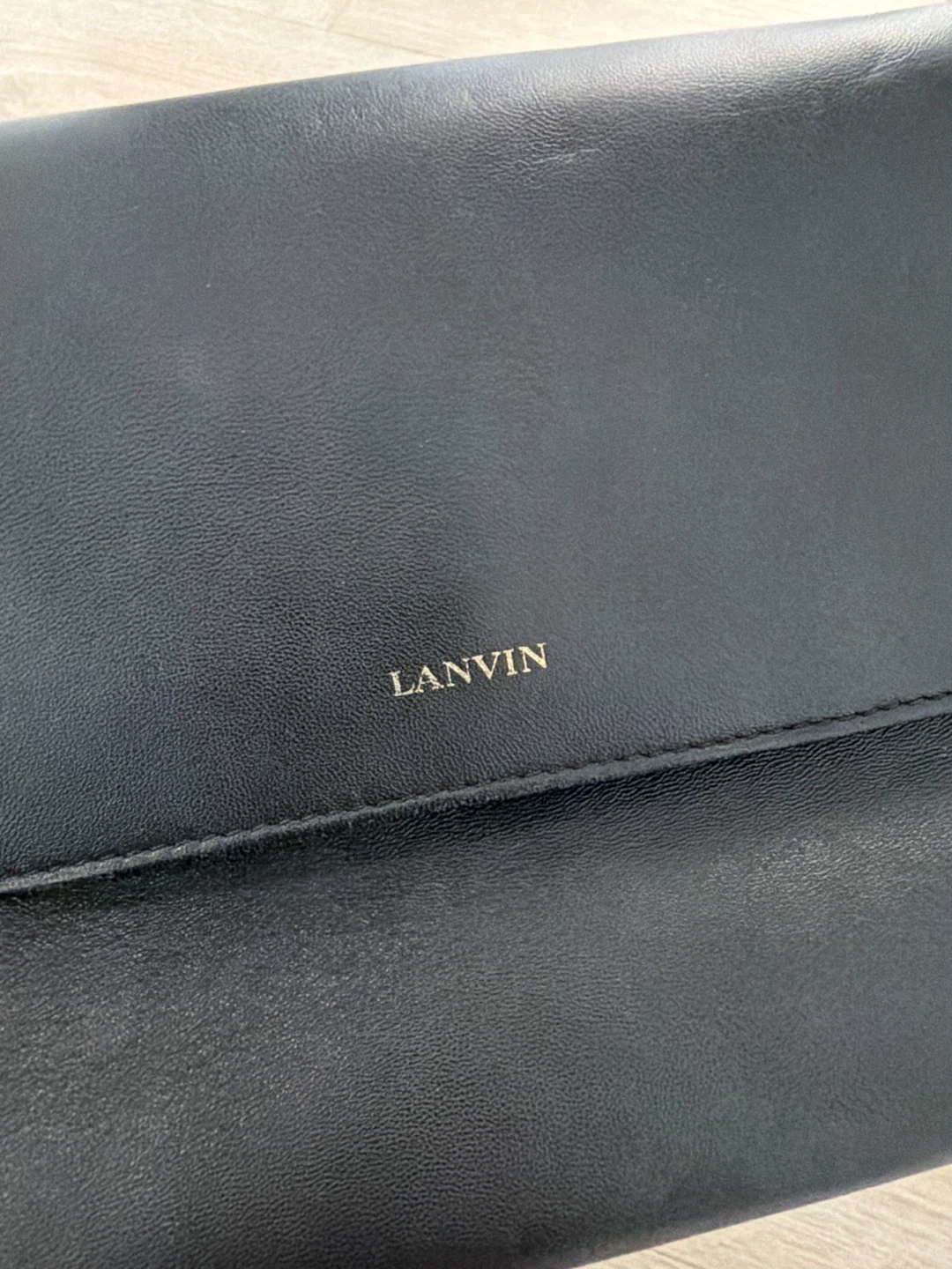 LANVIN Black Leather Small Sugar Bag with Tassel Charm - photo 4