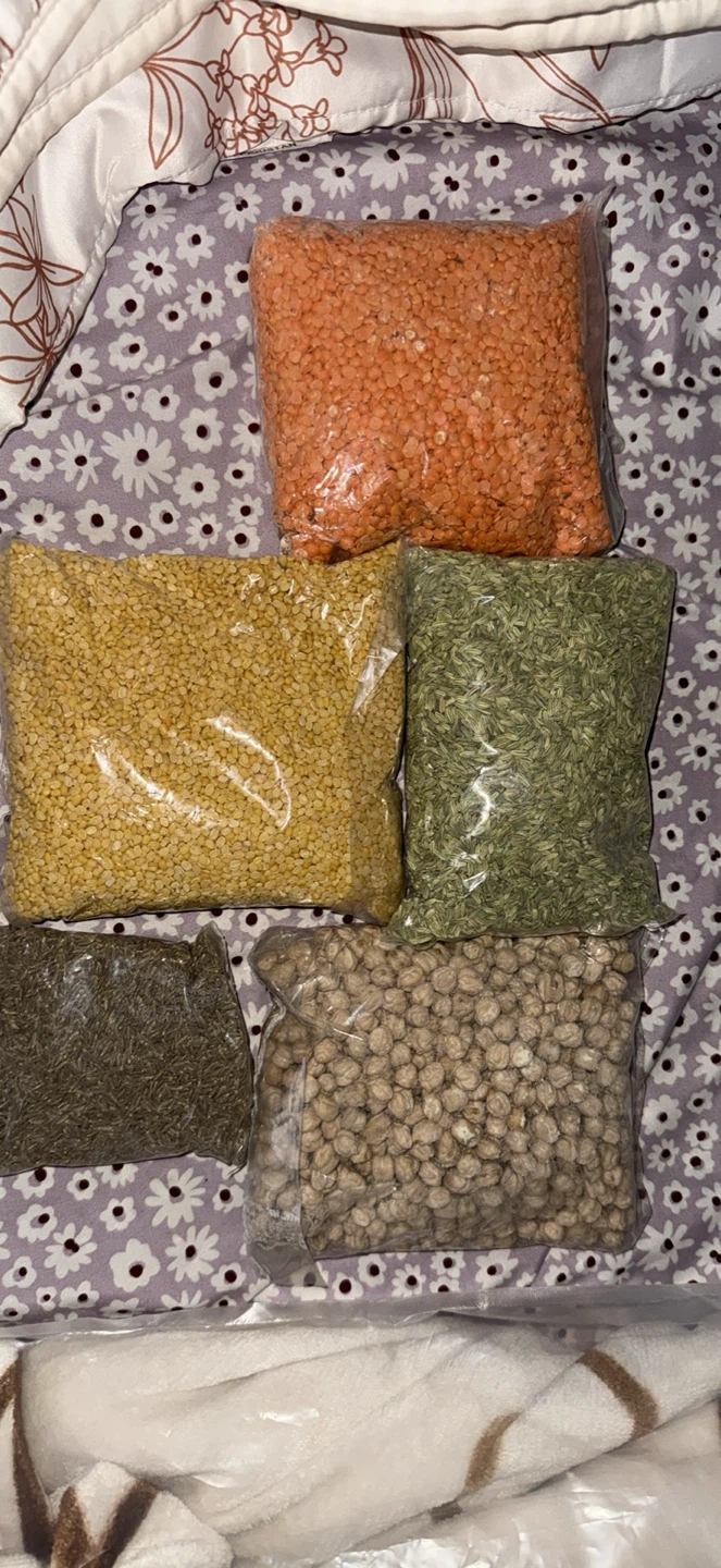 Indian spices, lentils and pulses