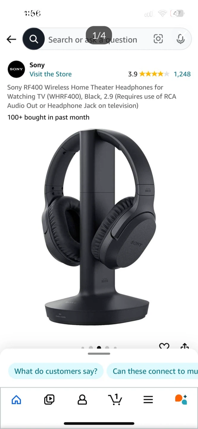 Sony WH-RF400 Wireless Stereo Headphones - photo 2