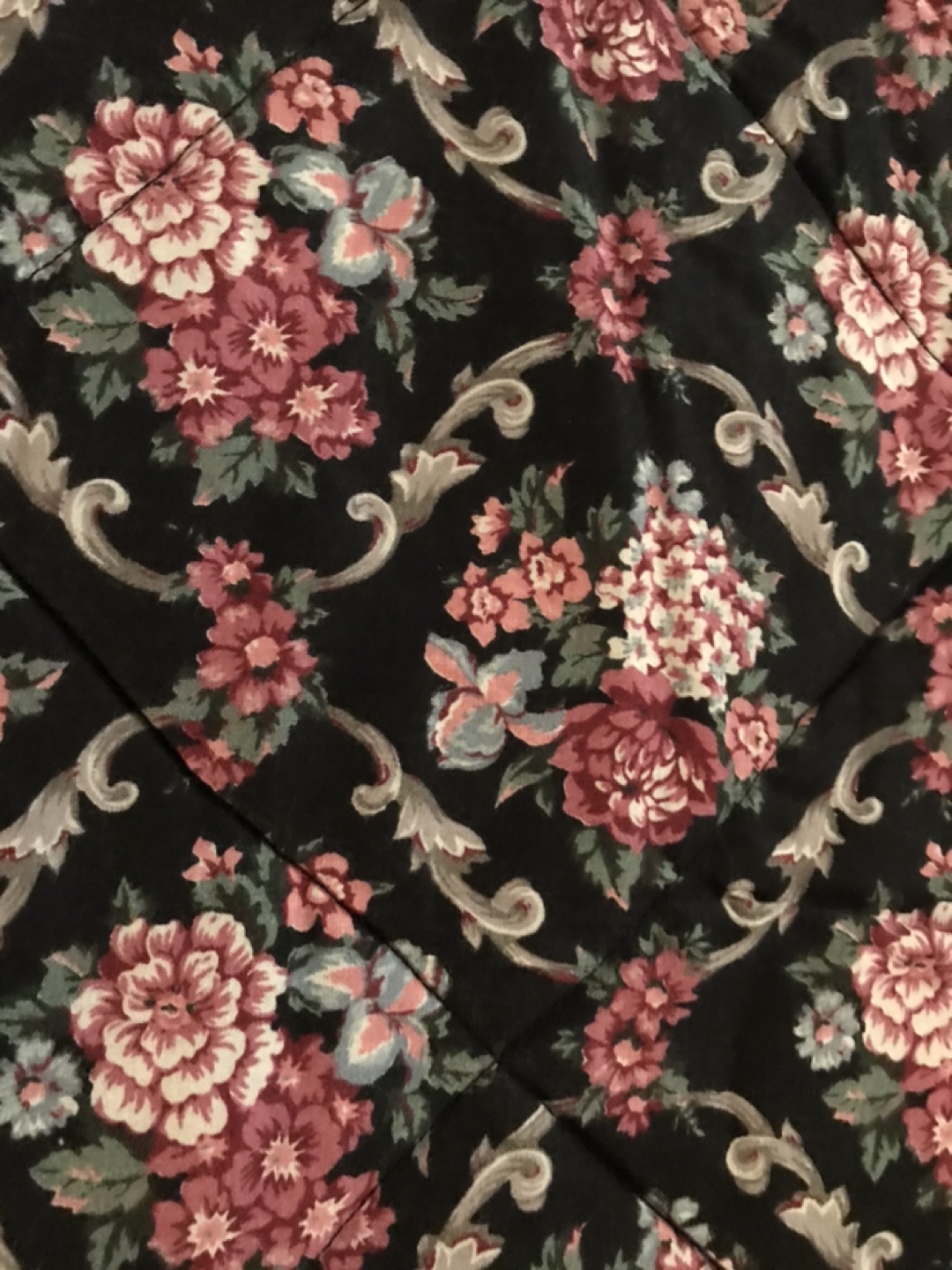 Hand made Quilted with Floral and Star Pattern - photo 4