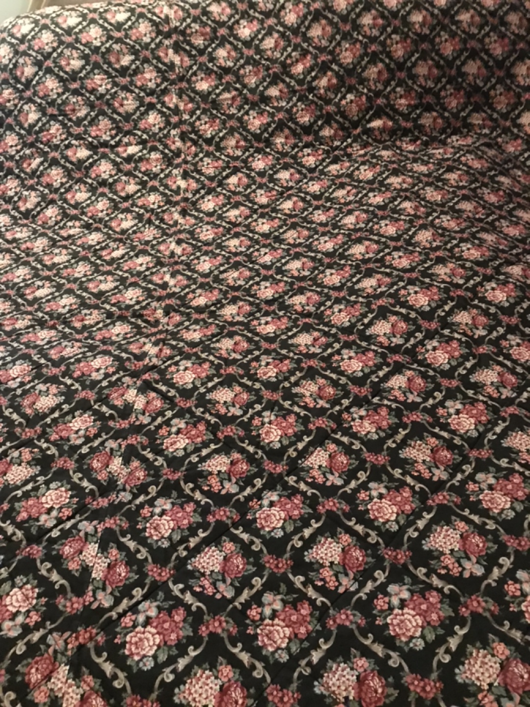 Hand made Quilted with Floral and Star Pattern - photo 3