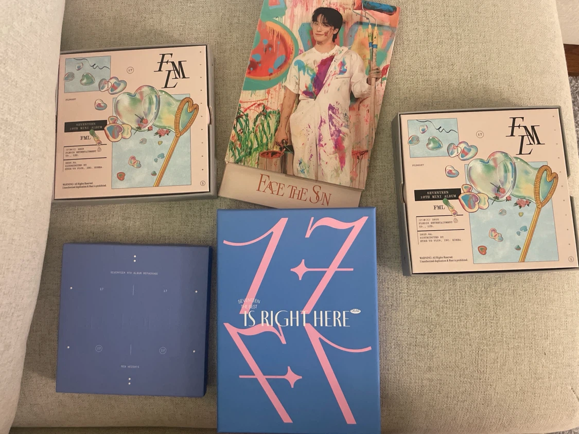SEVENTEEN Albums