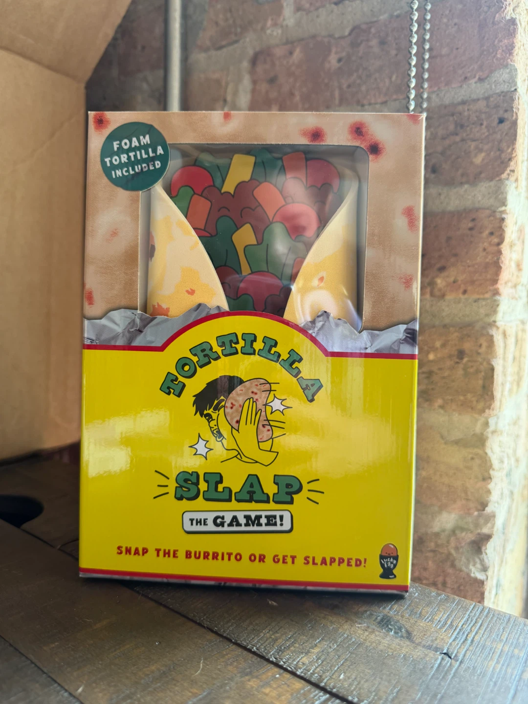 Tortilla Slap Game with Foam Tortilla NEW IN BOX!