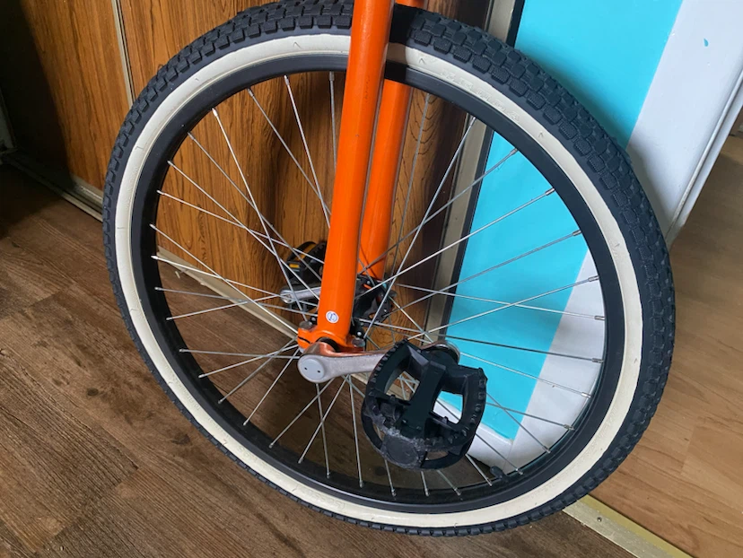 Orange Unicycle with Black Seat - photo 4