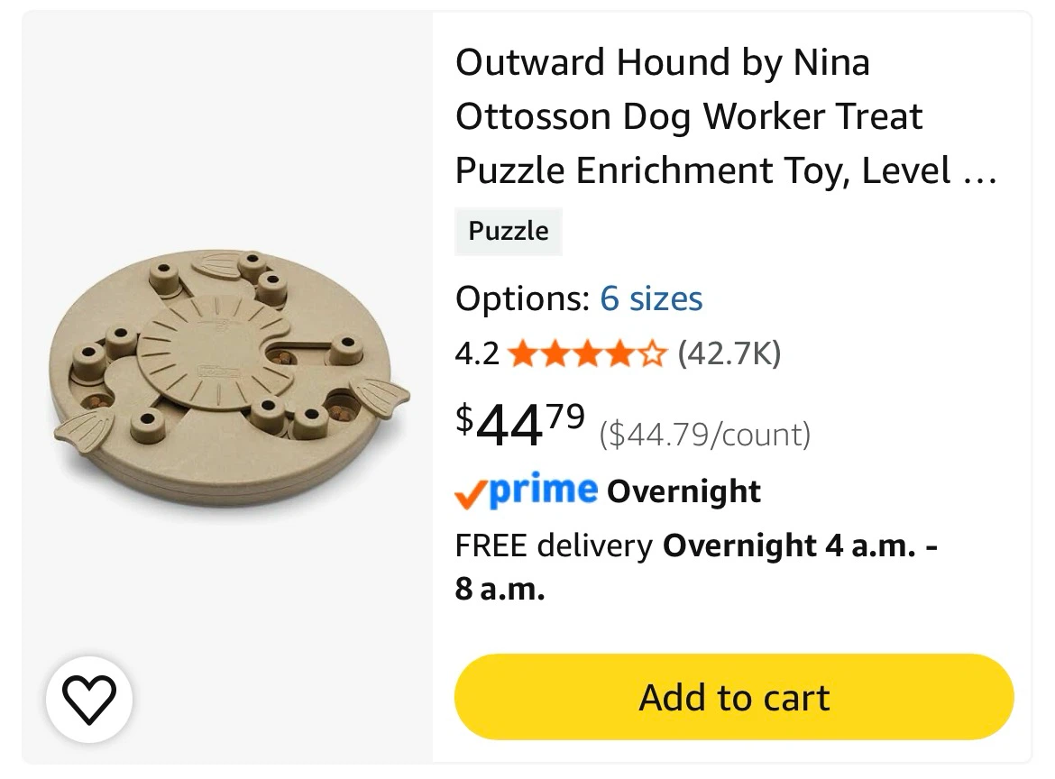 Outward Hound Level 3 Dog Treat Puzzle Toy - photo 3