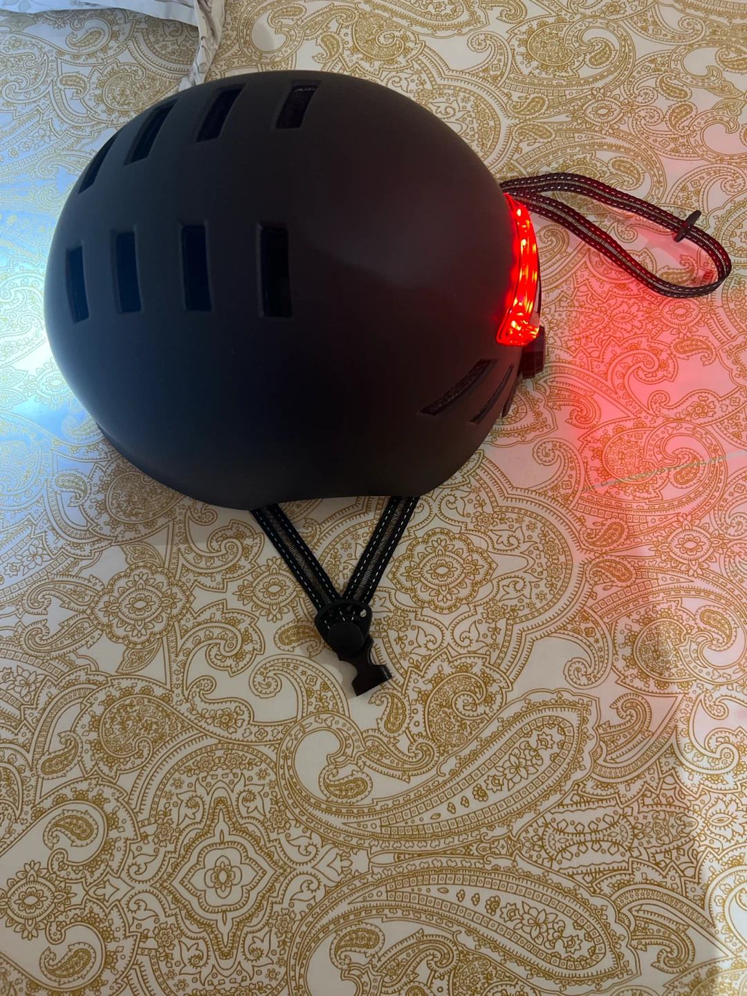 LED Hazard Lights Adjustable Helmet (read desc. for details)