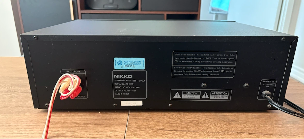 Nikko Stereo System (deck, tuner, equalizer & amp) - photo 4