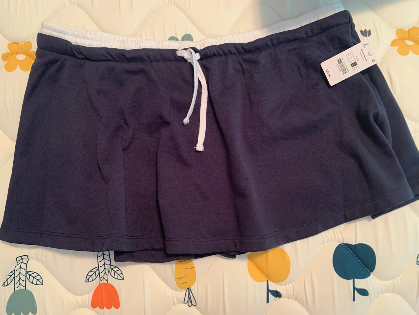 BNWT - Ardene Navy Blue Skort with Drawstring (Size Large) - photo 2