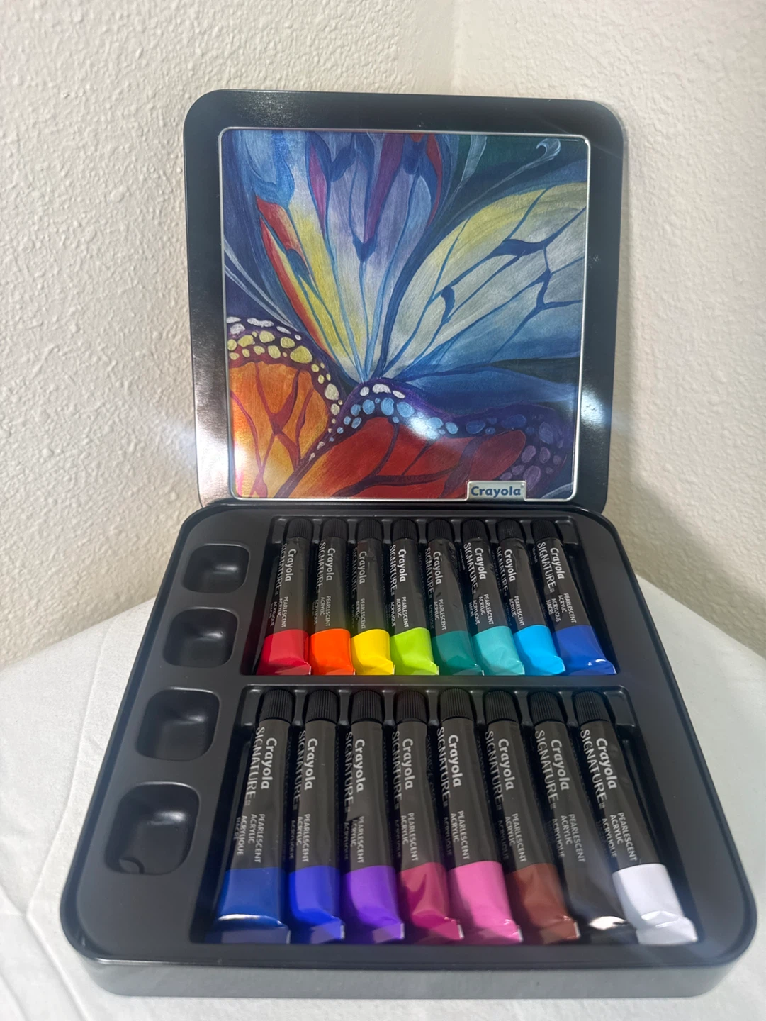 Crayola Signature Pearlescent Acrylic Paint Set