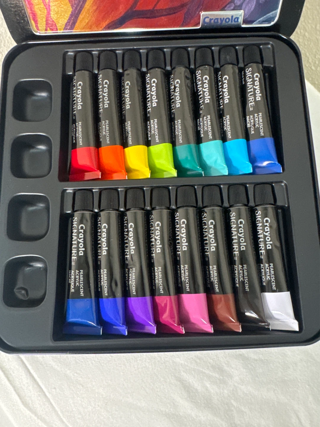 Crayola Signature Pearlescent Acrylic Paint Set - photo 2