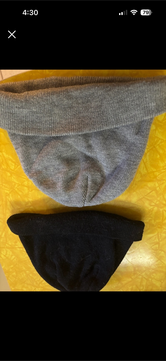 Grey and Black Knit Beanies