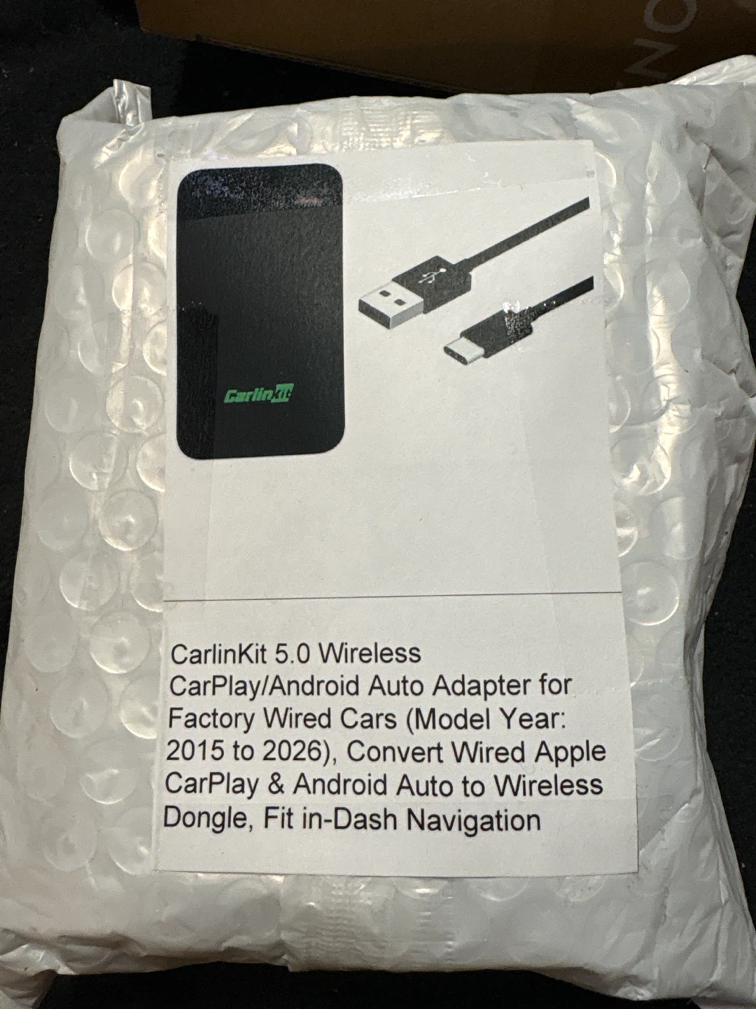 CarlinKit 5.0 Wireless CarPlay/Android Auto Adapter
