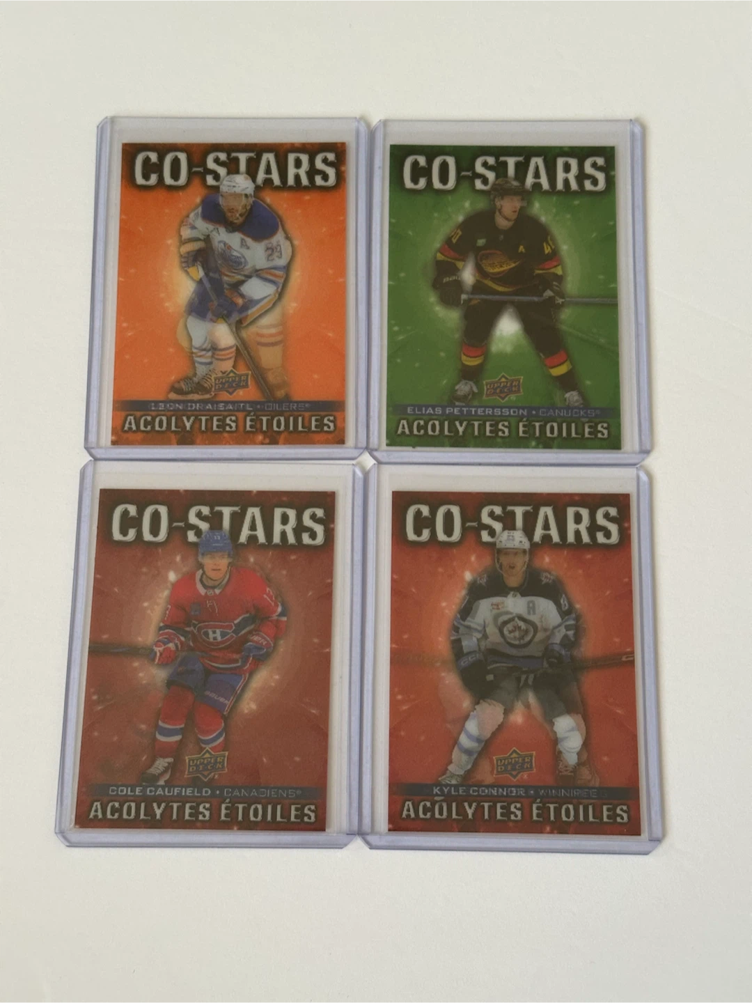 Tim Hortons NHL "Co-Stars" Trading Cards (4 cards)