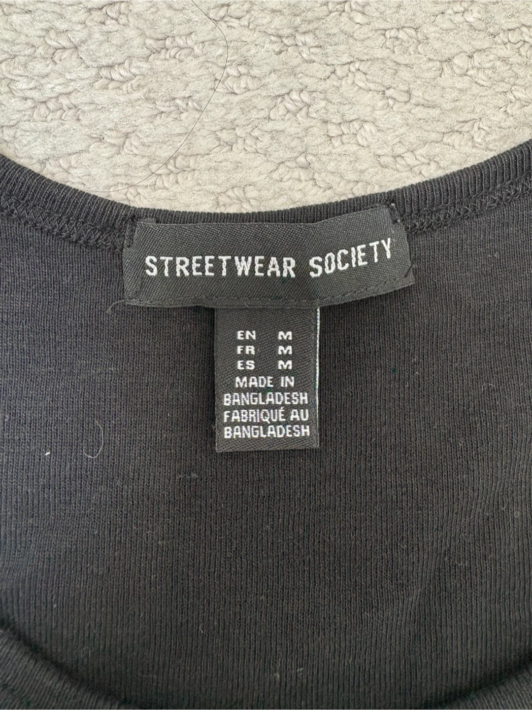 Streetwear Society Black Tank Top - photo 5