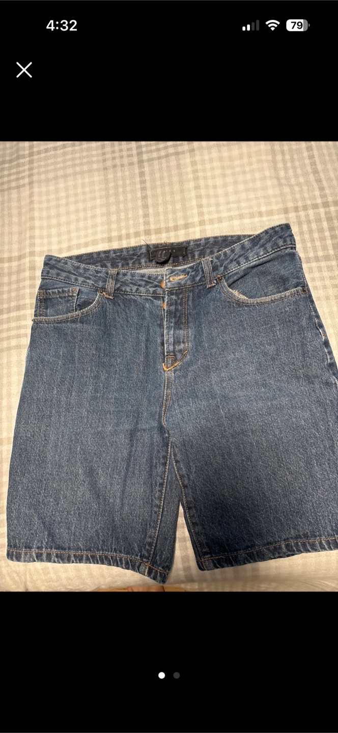Blue Denim Shorts