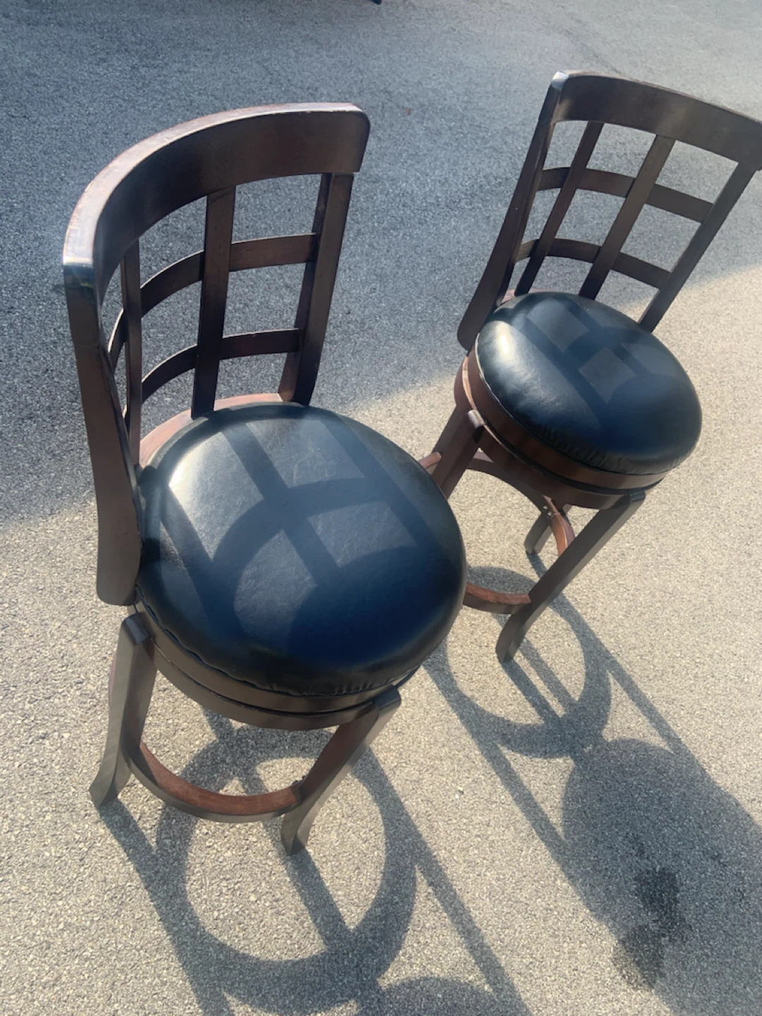 Swivel Bar Stools - Set of 2