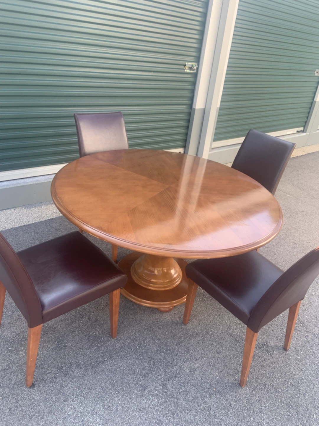 Oval Dining Table with 4 Chairs - photo 5
