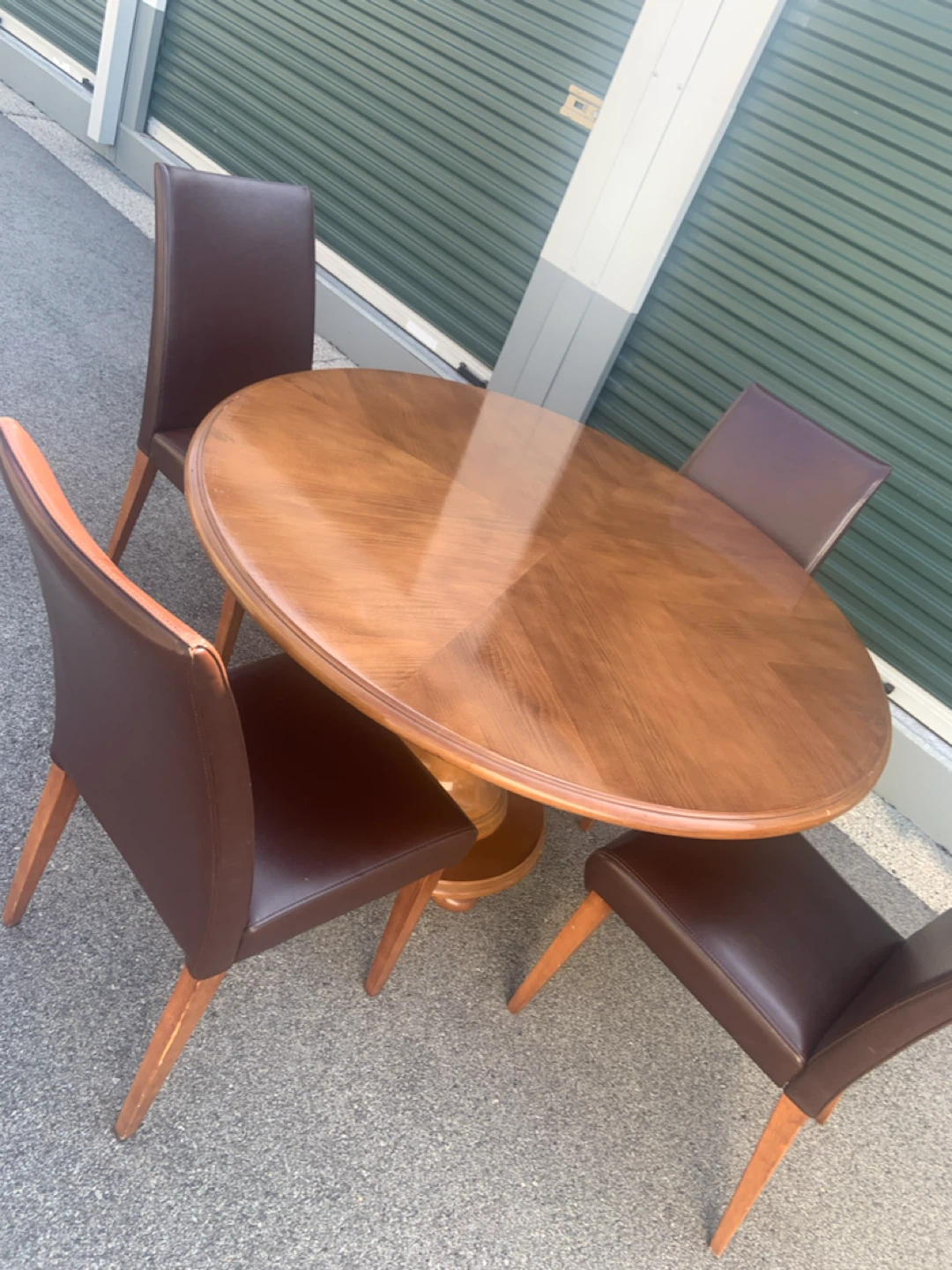 Oval Dining Table with 4 Chairs - photo 4