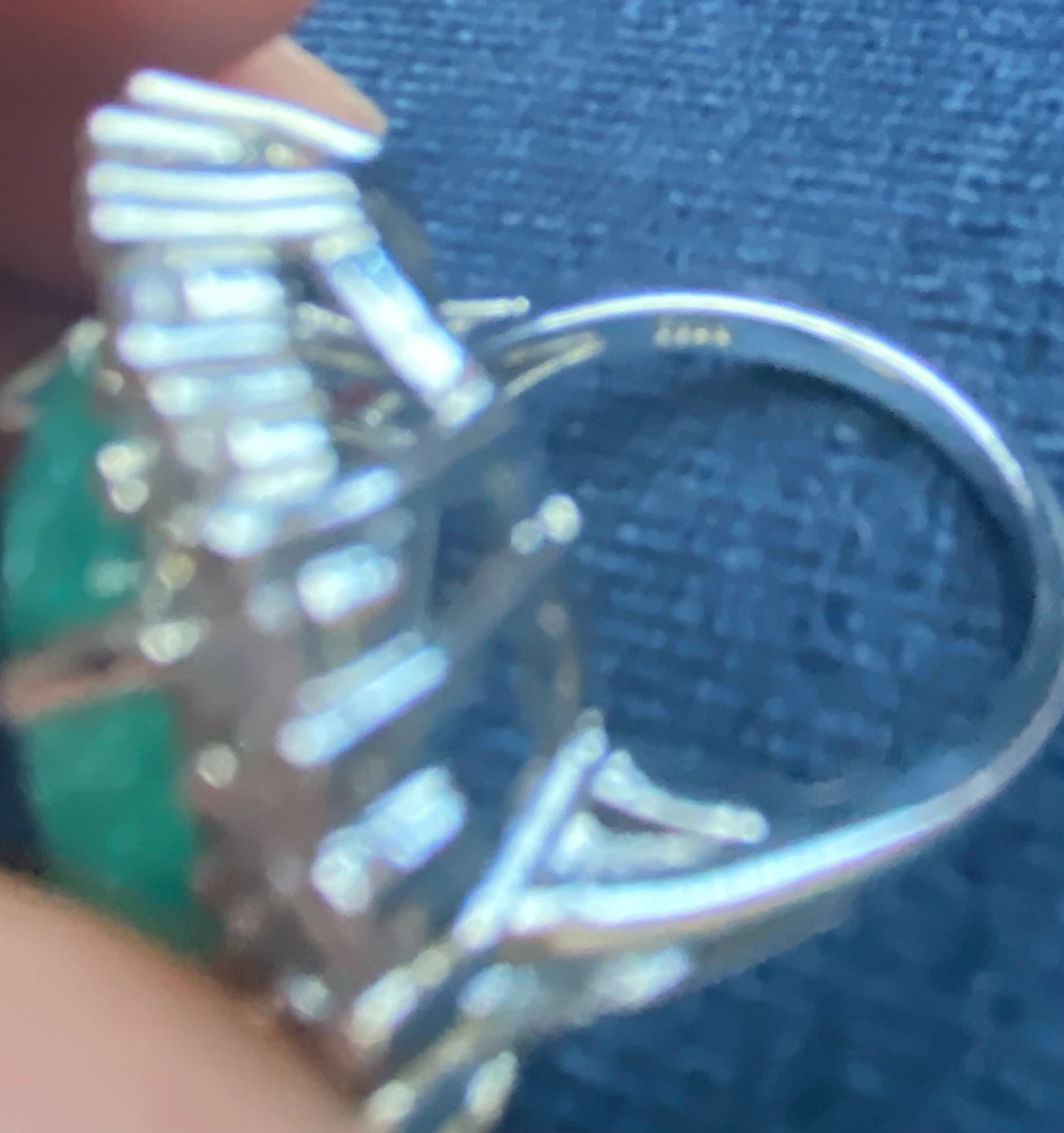 New Emerald plated ring for women - photo 2