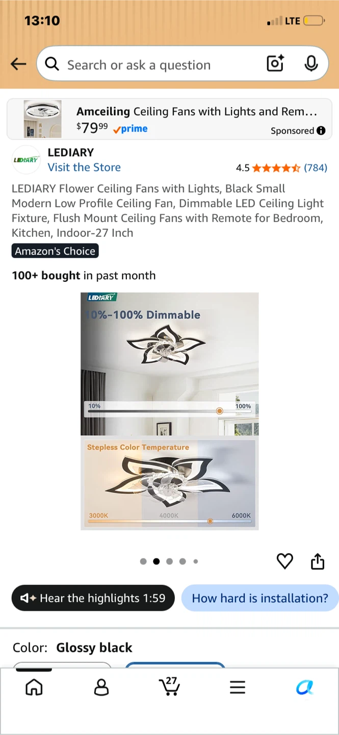 27” fan . Brand new - photo 4