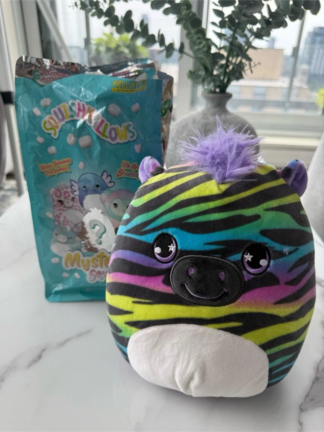 Squishmallows Mystery Squad Zebra Plush