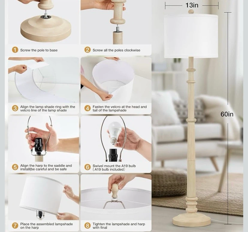 Floor lamp brand new - photo 4