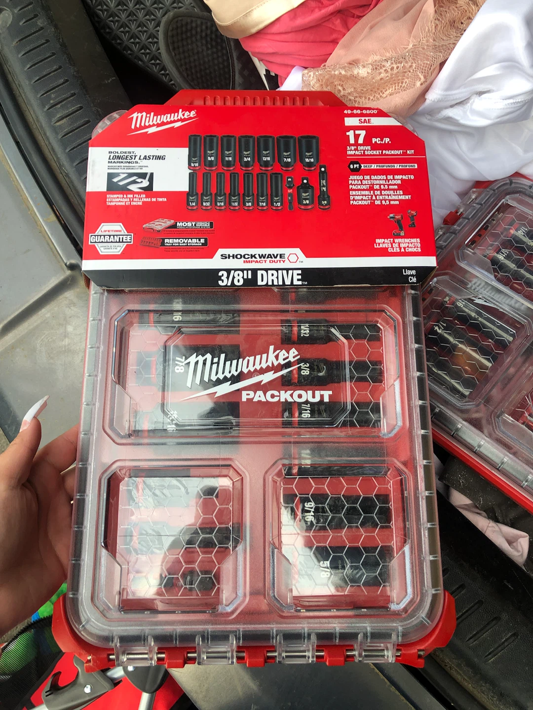 Milwaukee 17-Piece 3/8" Drive Impact Socket Set