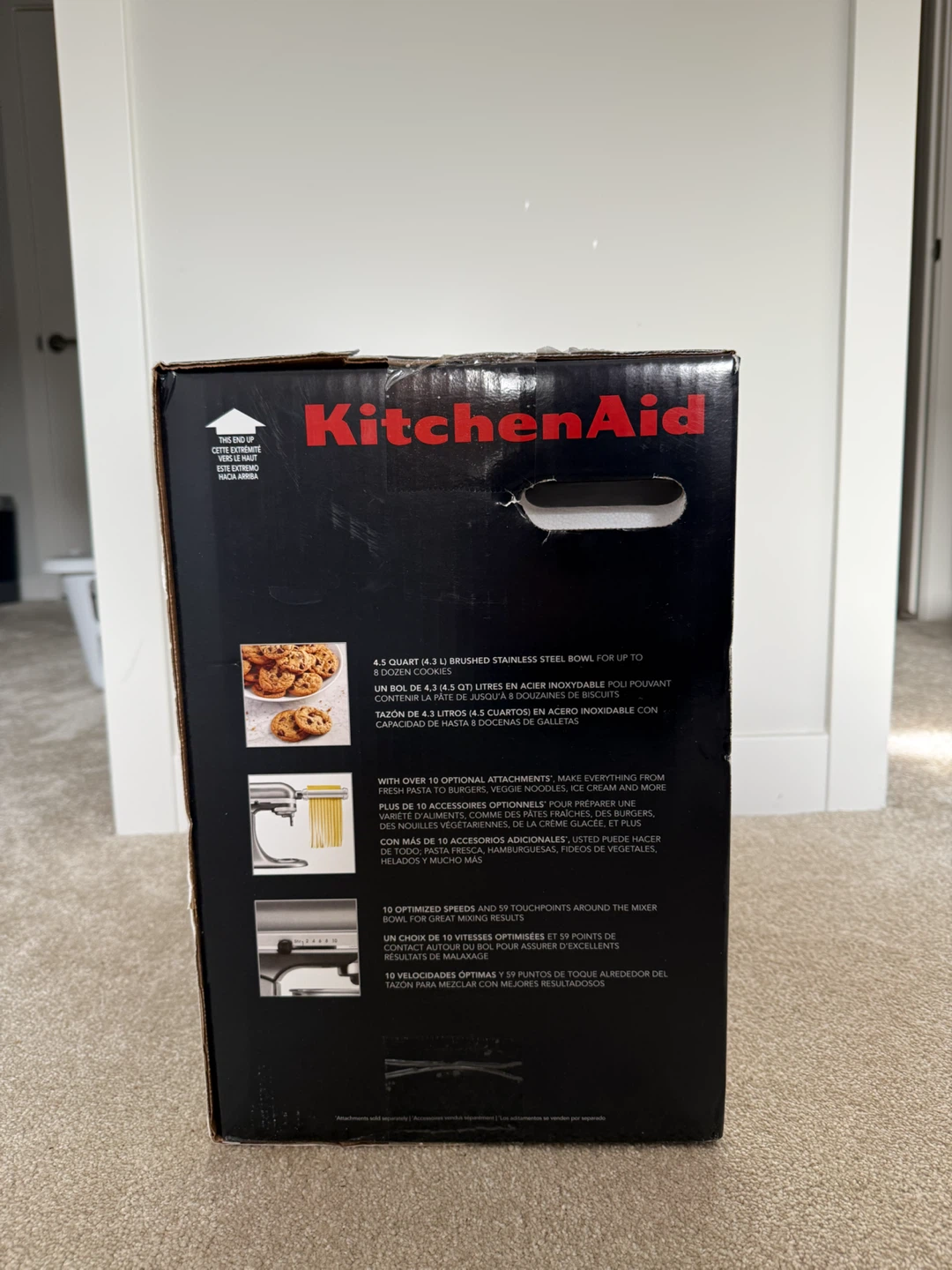 KitchenAid Classic Tilt-Head Stand Mixer - Black - BNIB - photo 2