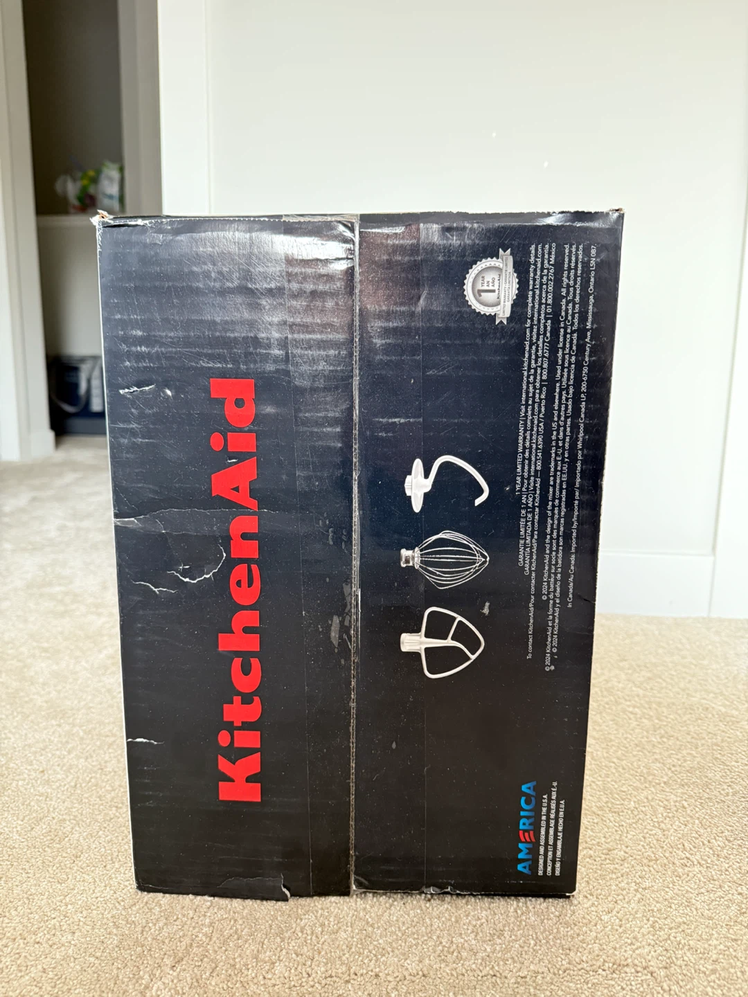 KitchenAid Classic Tilt-Head Stand Mixer - Black - BNIB - photo 4