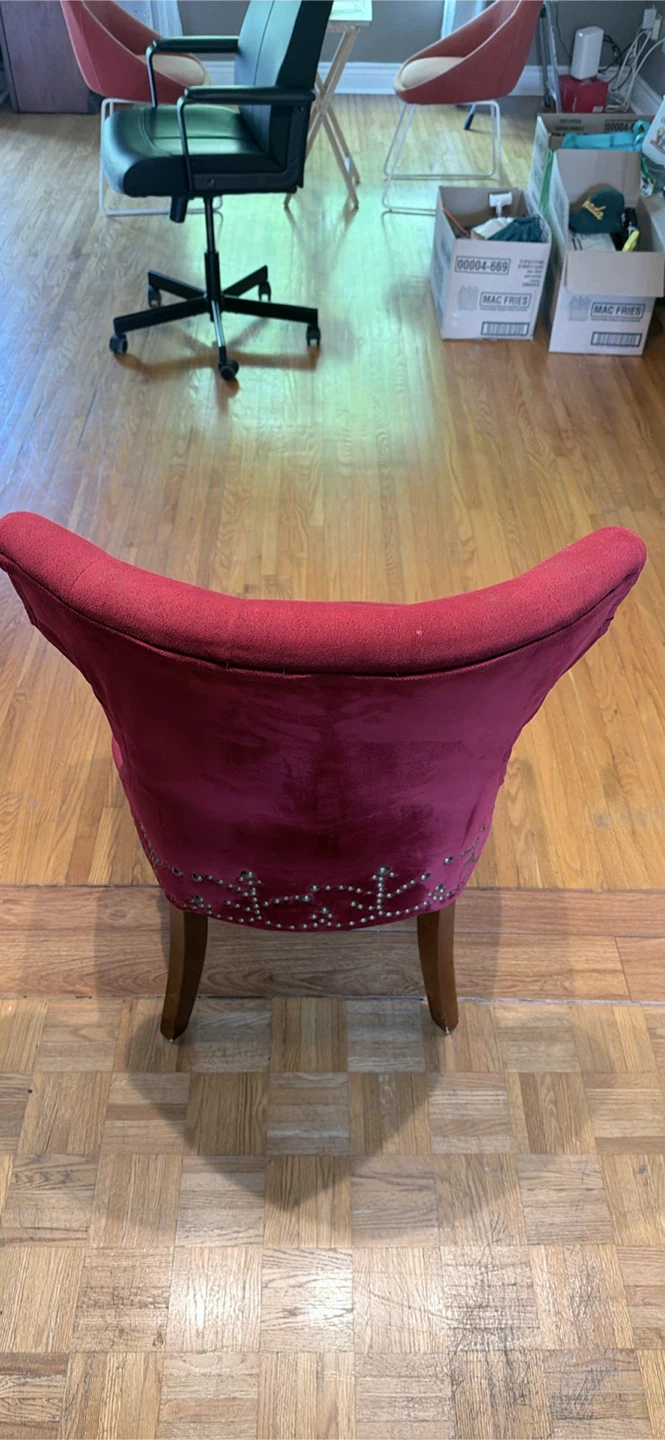 !!! MOVING SELL, MUST SELL” Velvet Accent Chair - photo 2
