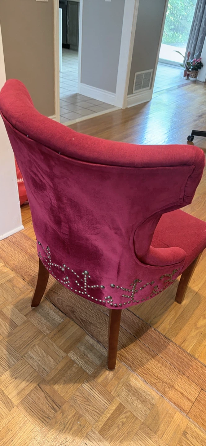 !!! MOVING SELL, MUST SELL” Velvet Accent Chair - photo 3