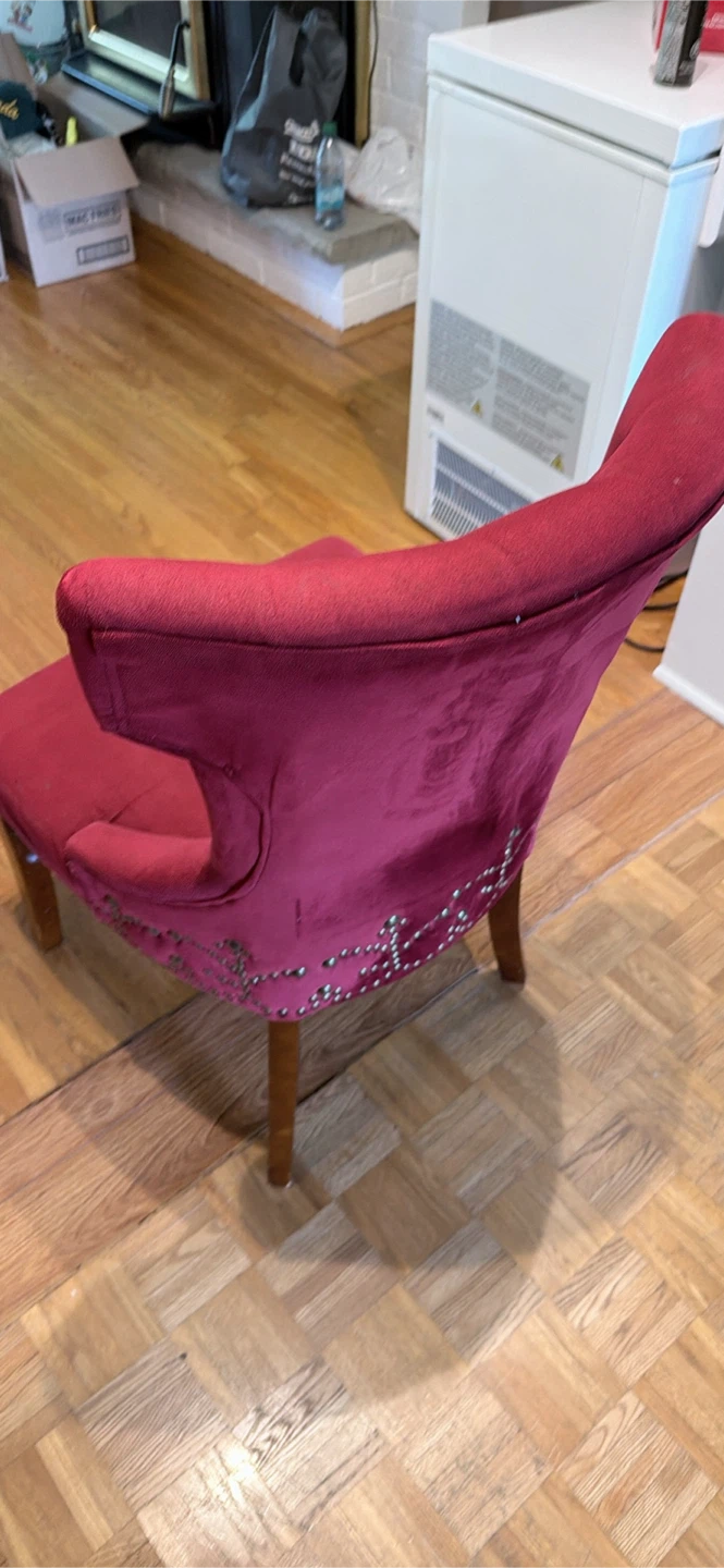 !!! MOVING SELL, MUST SELL” Velvet Accent Chair - photo 4
